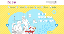 Desktop Screenshot of delsun.com.tw